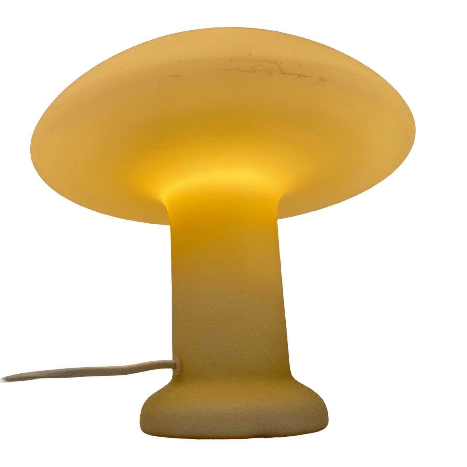 Hustadt Leuchten   Pop Art / Space Age Design   Mushroom Lamp   Glass   Model 496 photo furniture
