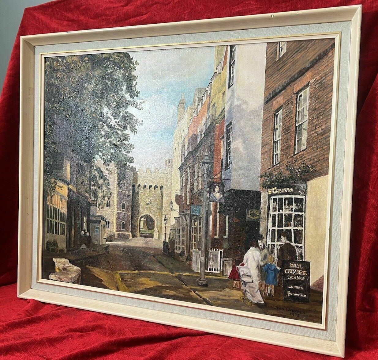 20th Century Fine Art Cityscape Of York By Artist Jean Webster photo 450.0