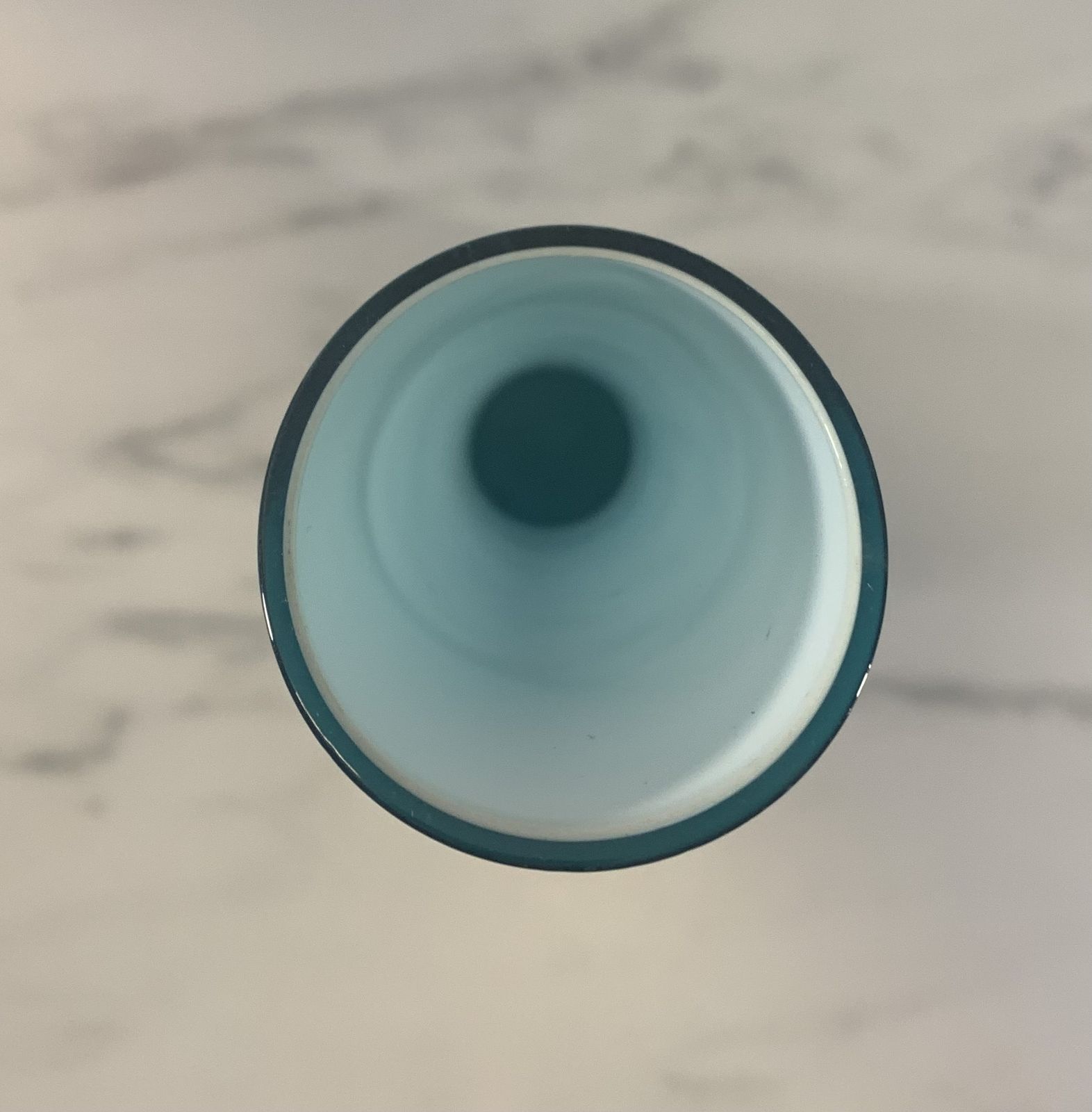 Swedish Turquoise Glass Vase By Gunnar Ander For Elme Glasbruk, 1960s photo furniture