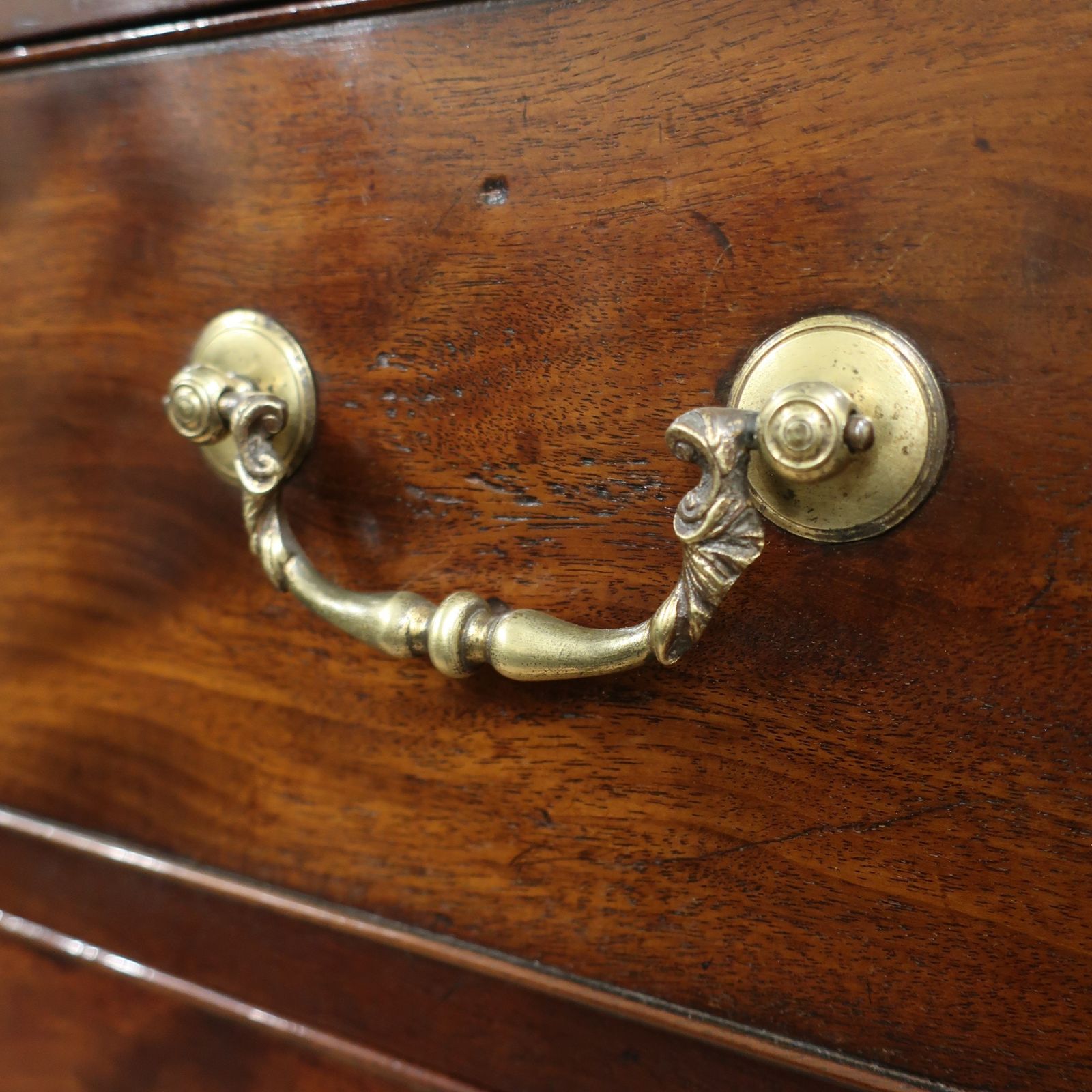 Chippendale Period Mahogany Antique Chest On Chest photo for sale