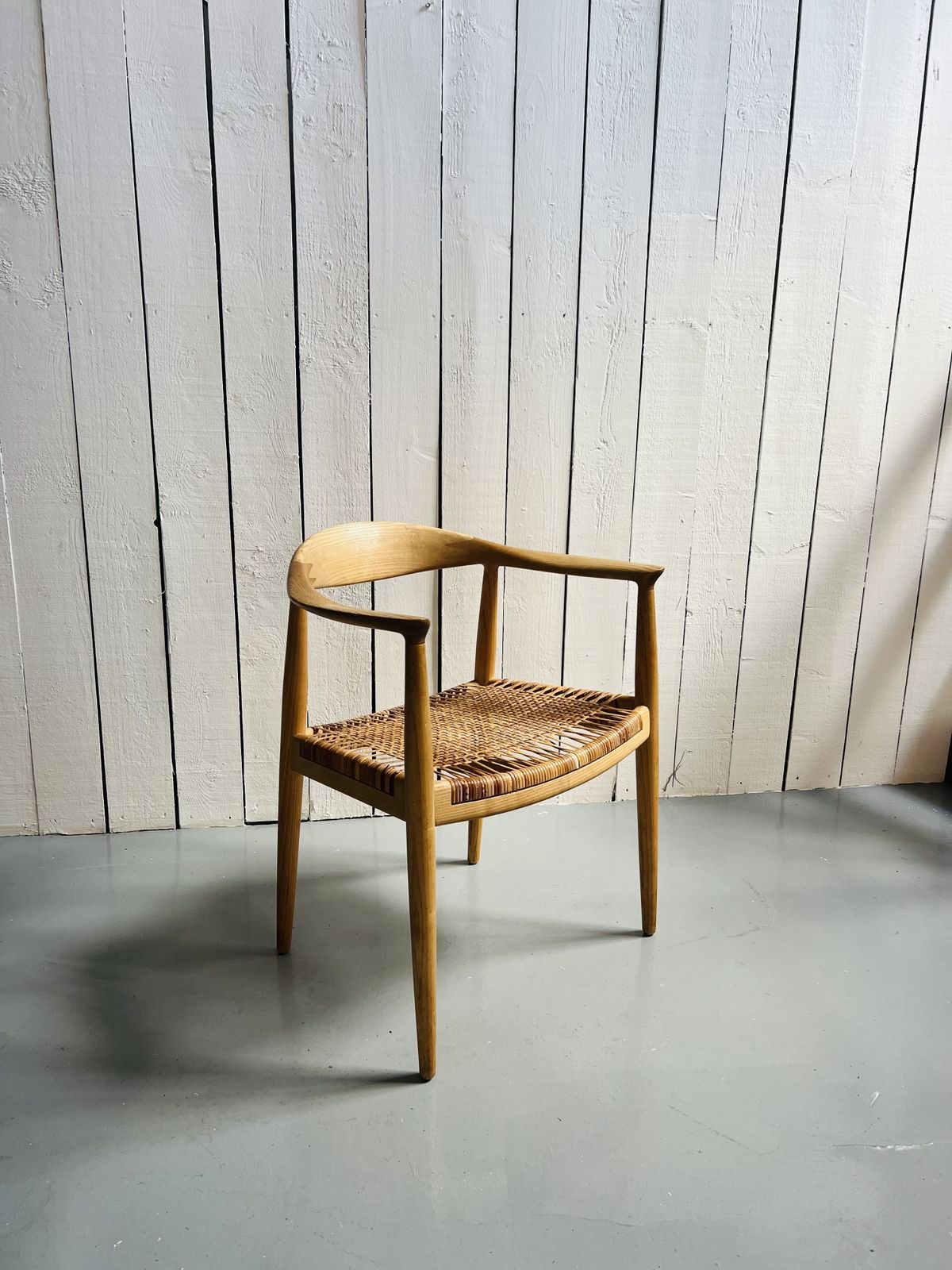 Hans Wegner Chair, 2000s, Oak, Contemporary photo Furniture