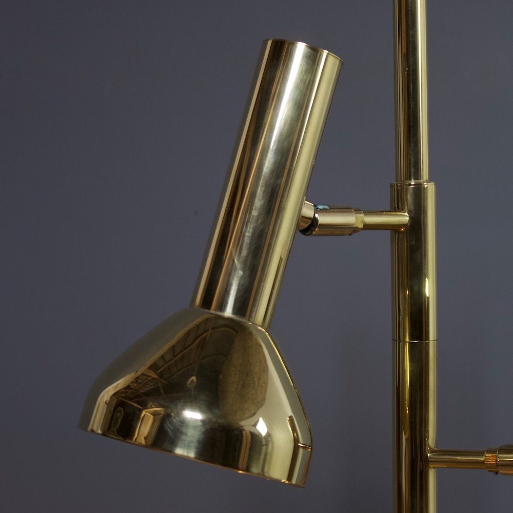 1960s Cosack Brass Floor Lamp, Vintage photo for sale
