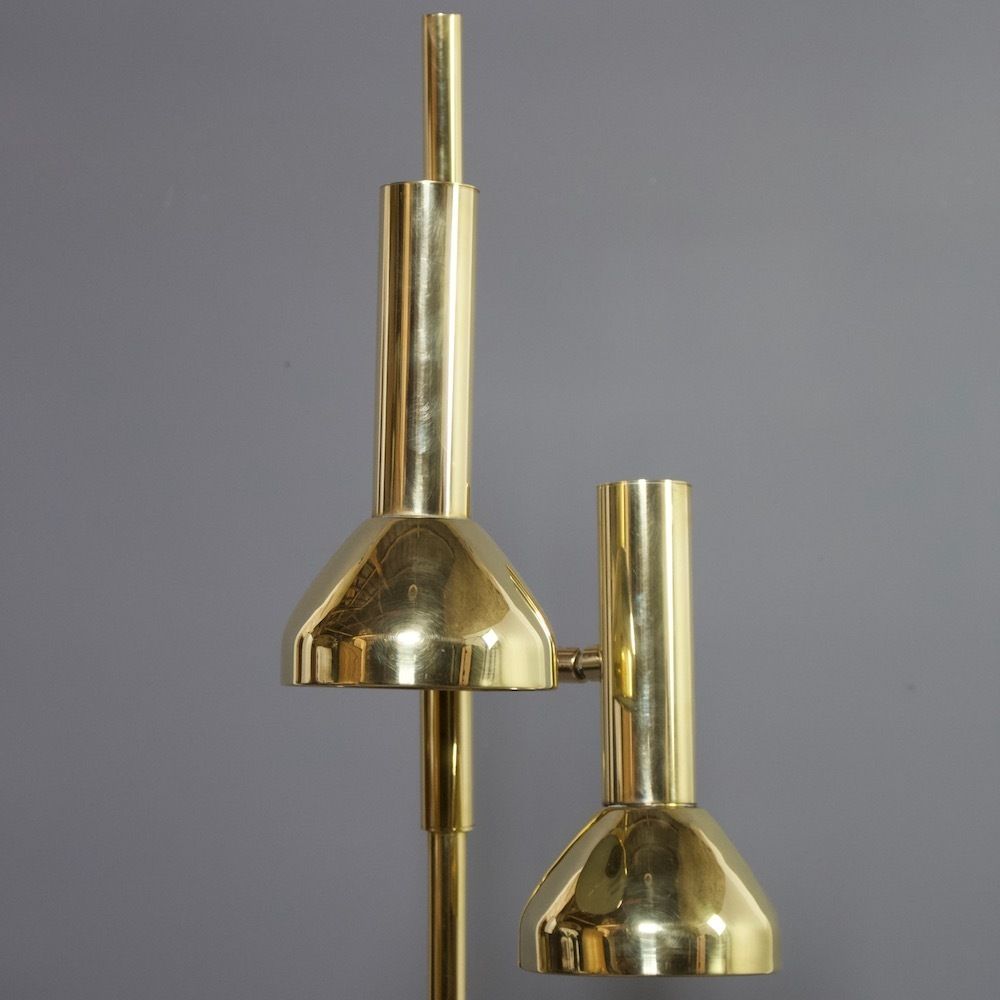 1960s Cosack Brass Floor Lamp, Vintage photo vinterior