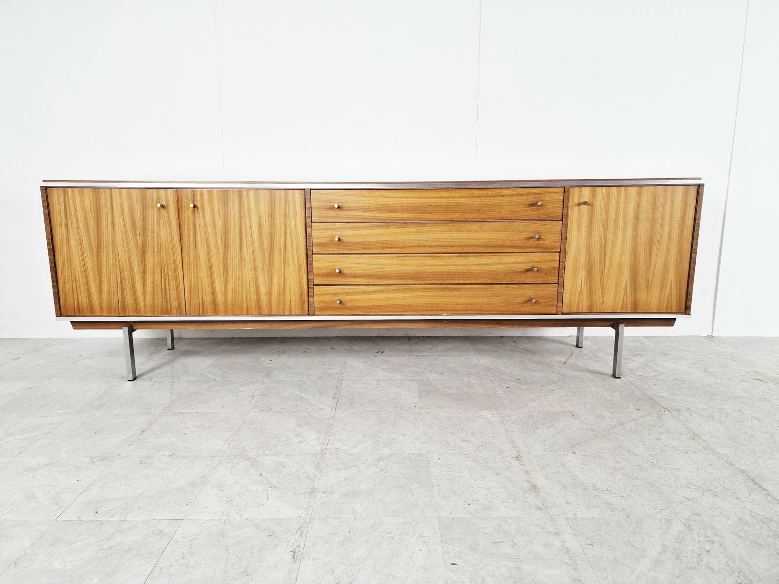 Vintage Sideboard By Pieter De Bruyne For Al Meubel, 1960s