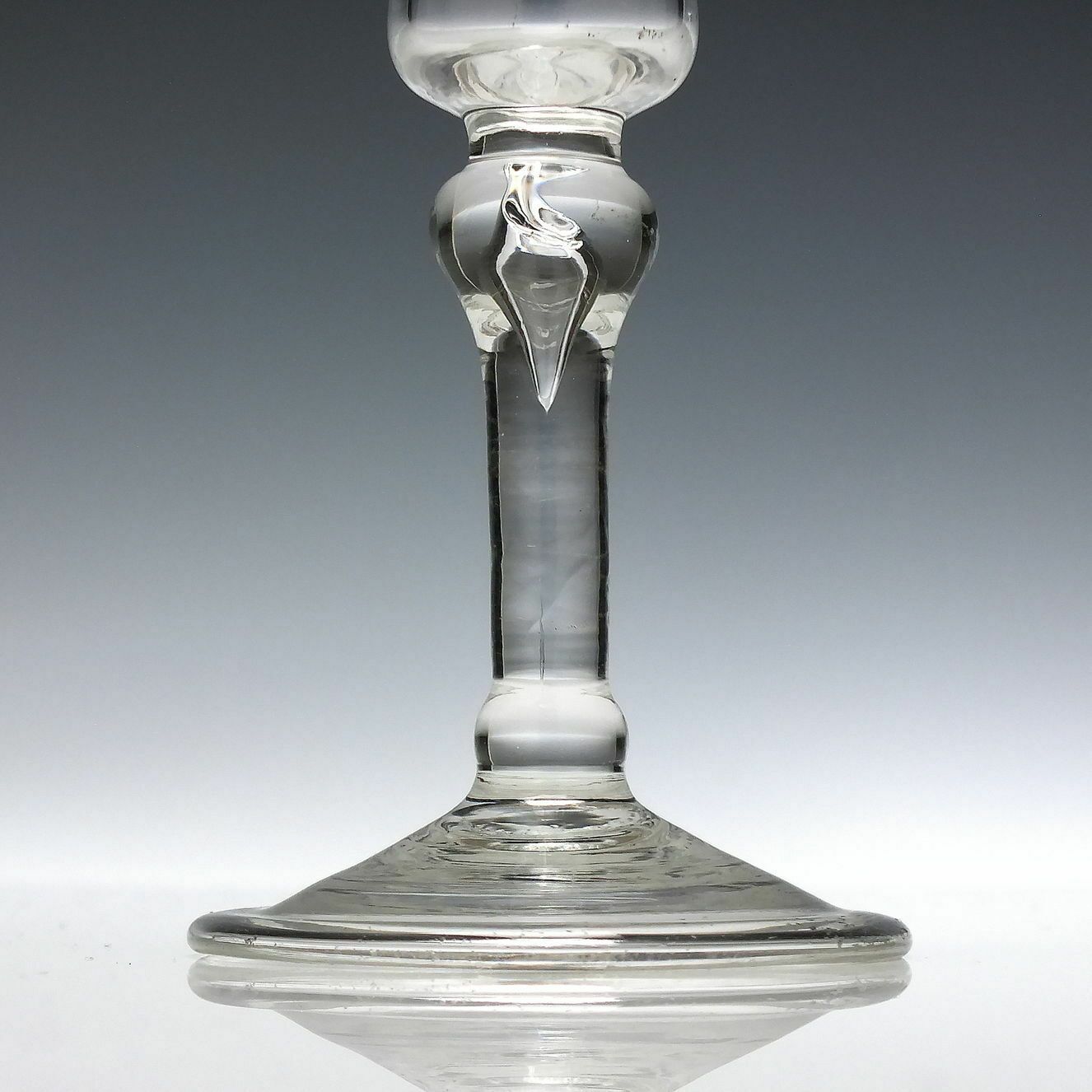 18th Century Balustroid Wine Glass C1740 photo Home Decor