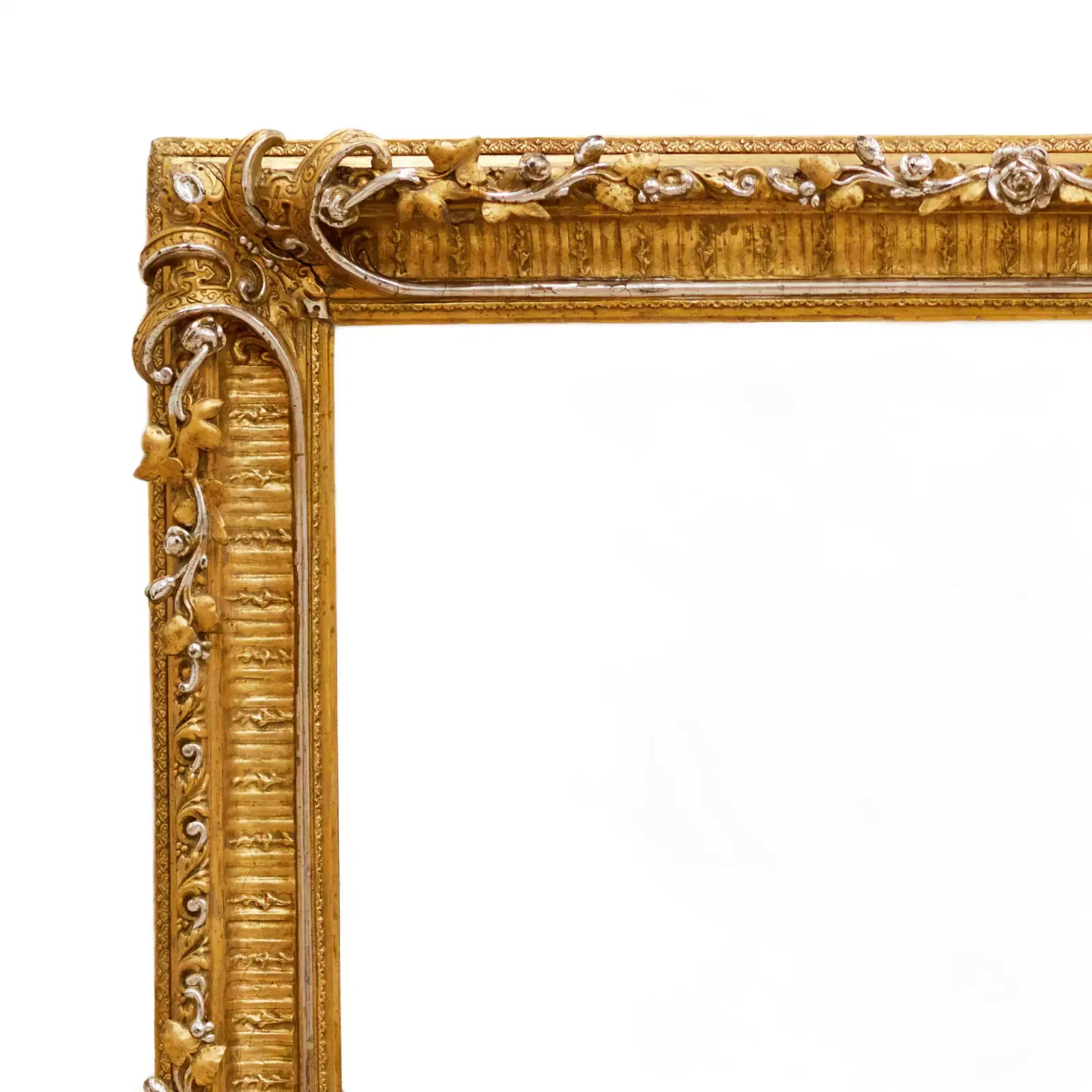 Luxurious 19th Century Wooden Frame In Napoleon III Style. photo furniture