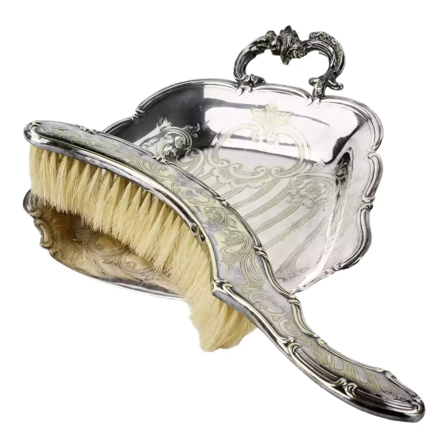 Silver Plated Set For Cleaning Crumbs From The Table photo Home Decor