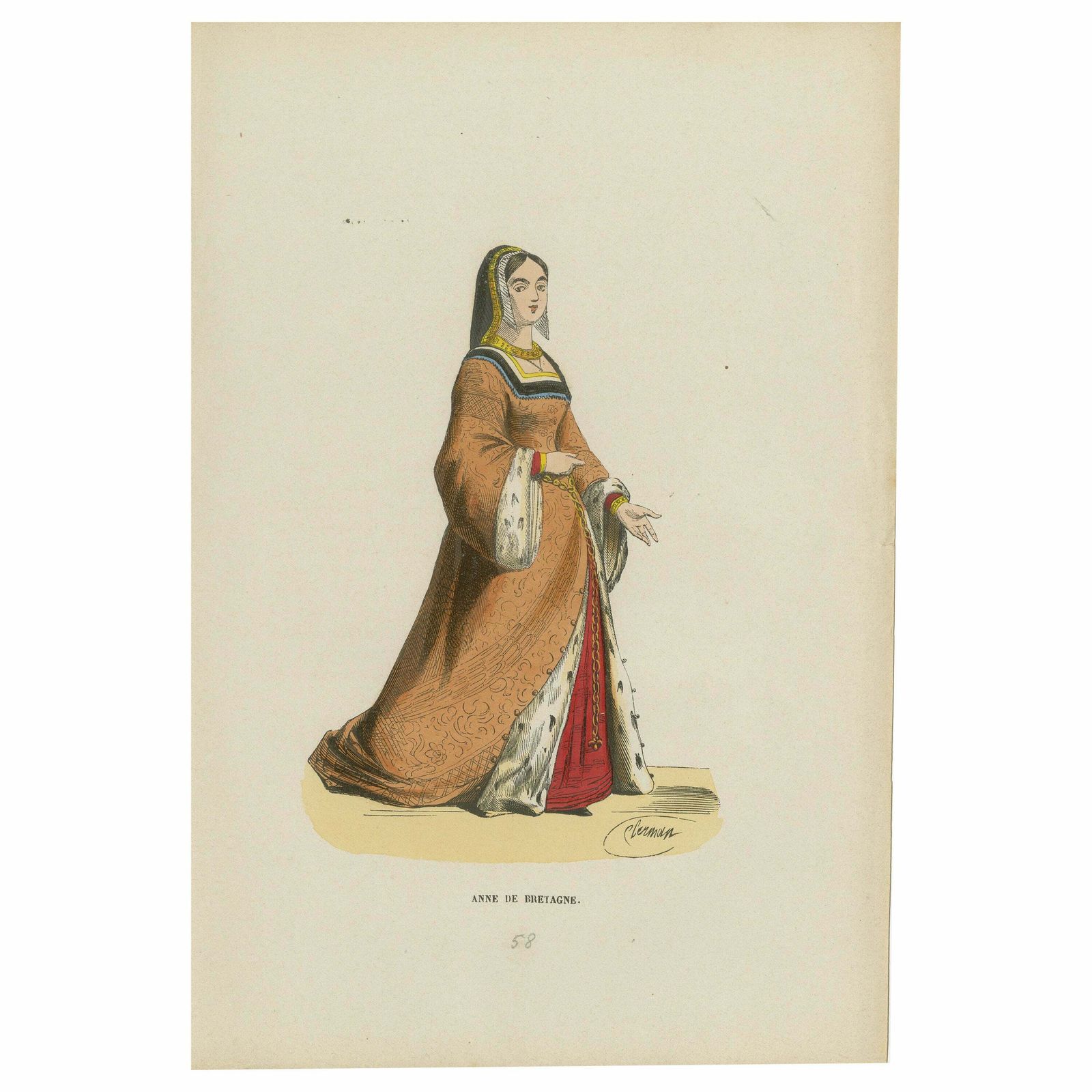 Anne Of Brittany: Elegance Of A Duchess, 1847