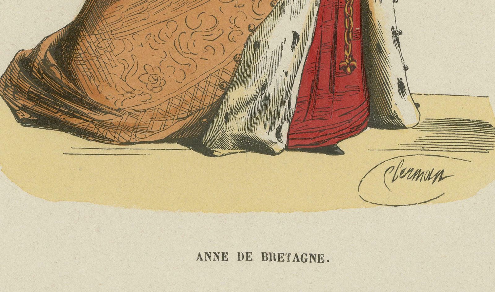 Anne Of Brittany: Elegance Of A Duchess, 1847 photo furniture