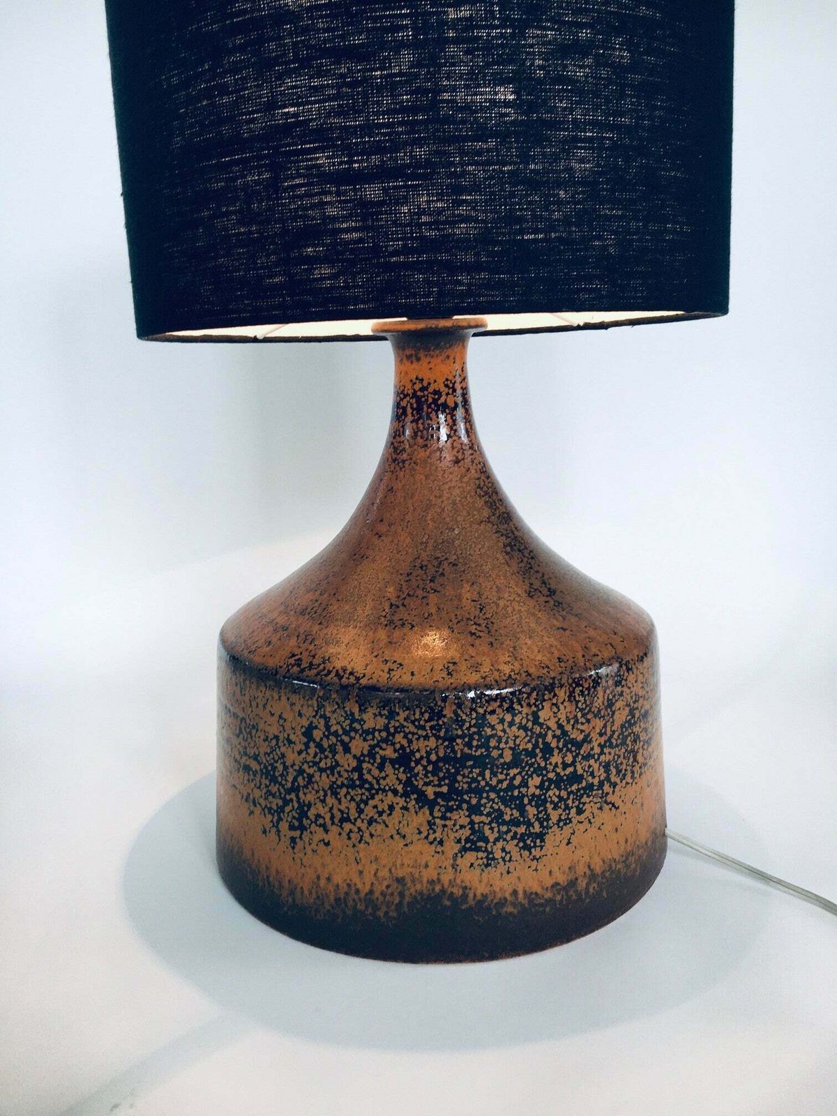 Mid Century Scandinavian Design Keramische Tafellamp Van Aypot, Zweden, Jaren 1970 photo vintage