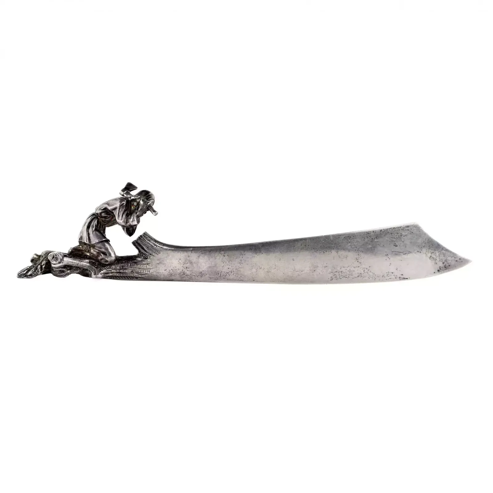 Original Silver Paper Knife, Faberge Firm, Last Quarter Of The 19th Century.