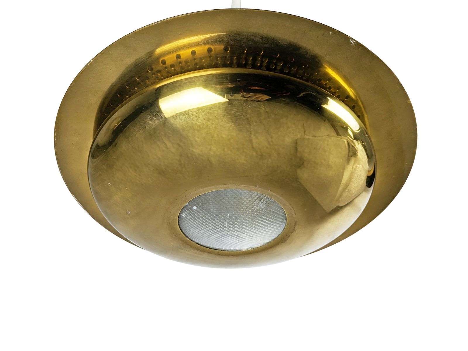 Brass & Optical Glass Nictea Pendant By Tobia & Afra Scarpa For Flos, 1970s photo furniture