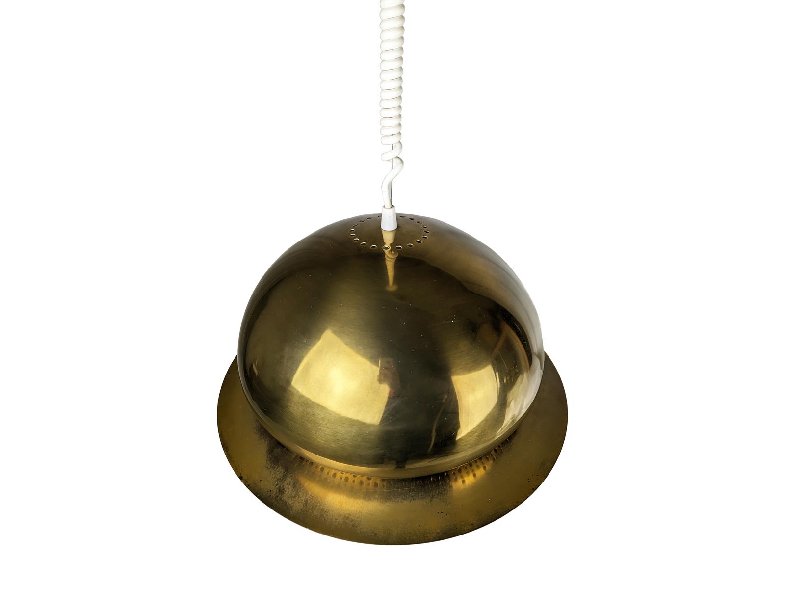 Brass & Optical Glass Nictea Pendant By Tobia & Afra Scarpa For Flos, 1970s photo vintage