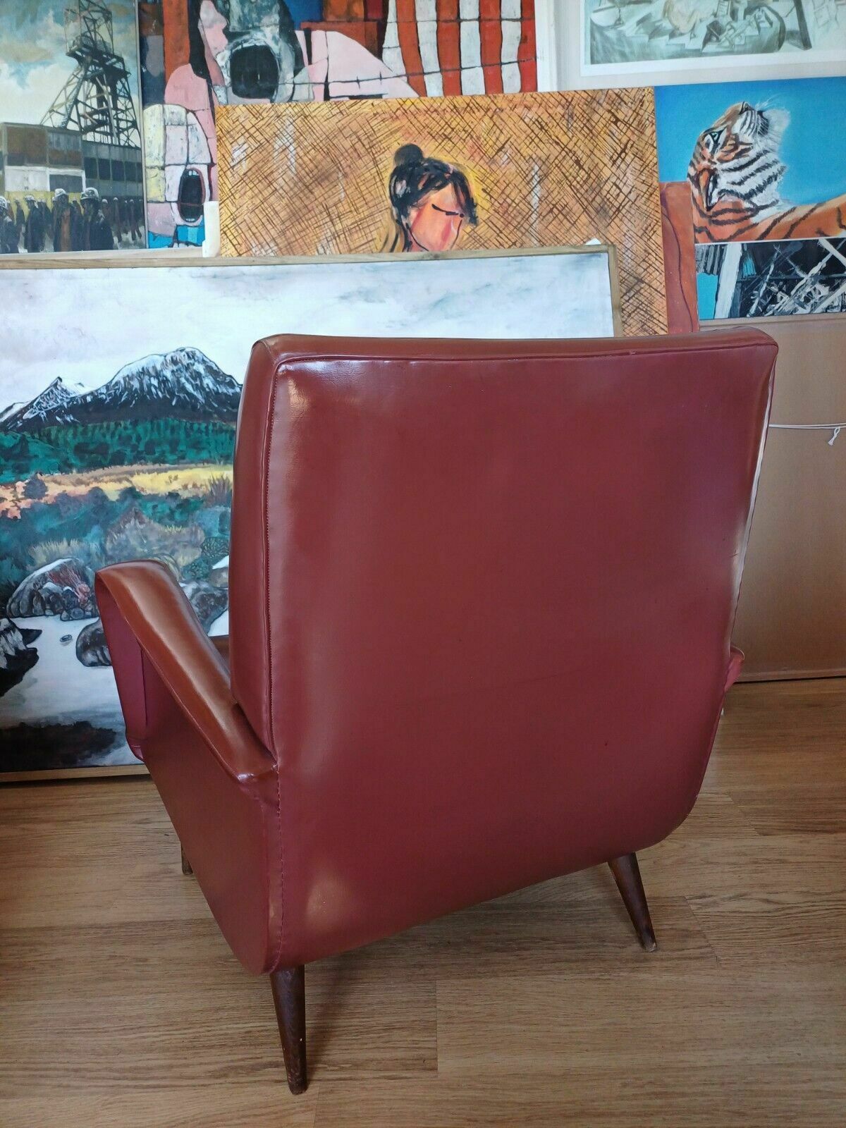 Carlo De Carli Armchair Model 806 By Cassina Italy 1950s Mid Century 2 Available photo vinterior