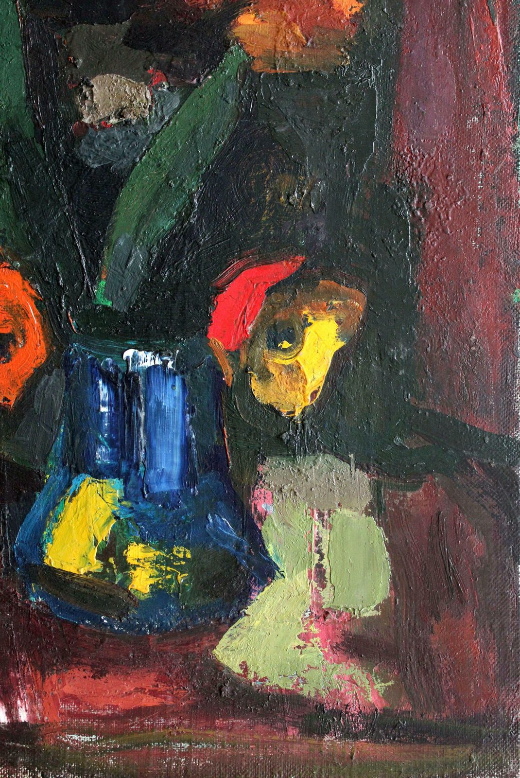 Aleksandr Rodin Flowers. Canvas, Cardboard, Oil, photo for sale