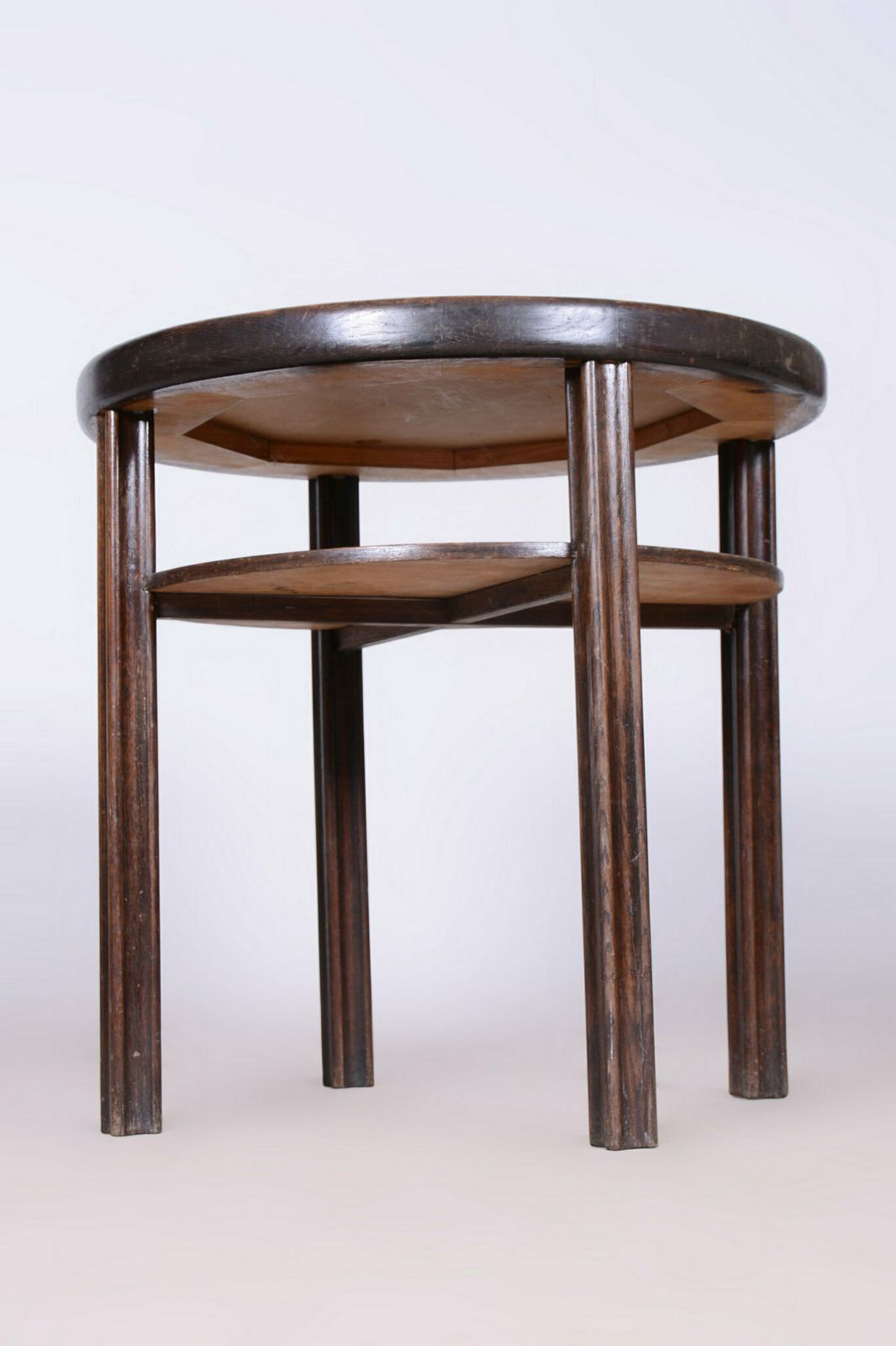 photo furniture Restored Art Deco Small Table, By J. Hoffmann, Wiener Werkstätte, Czech, 1910s