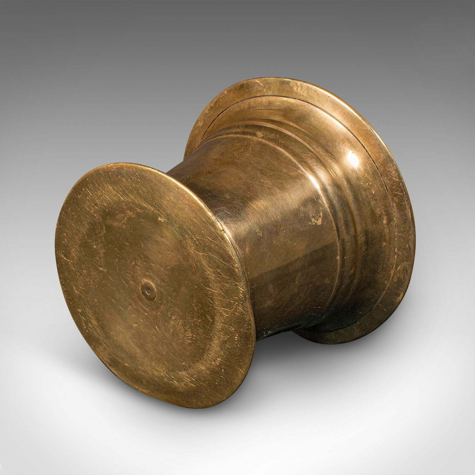 photo furniture Antique Apothecary Mortar And Pestle, English, Bronze, Beech, Chemist, Victorian