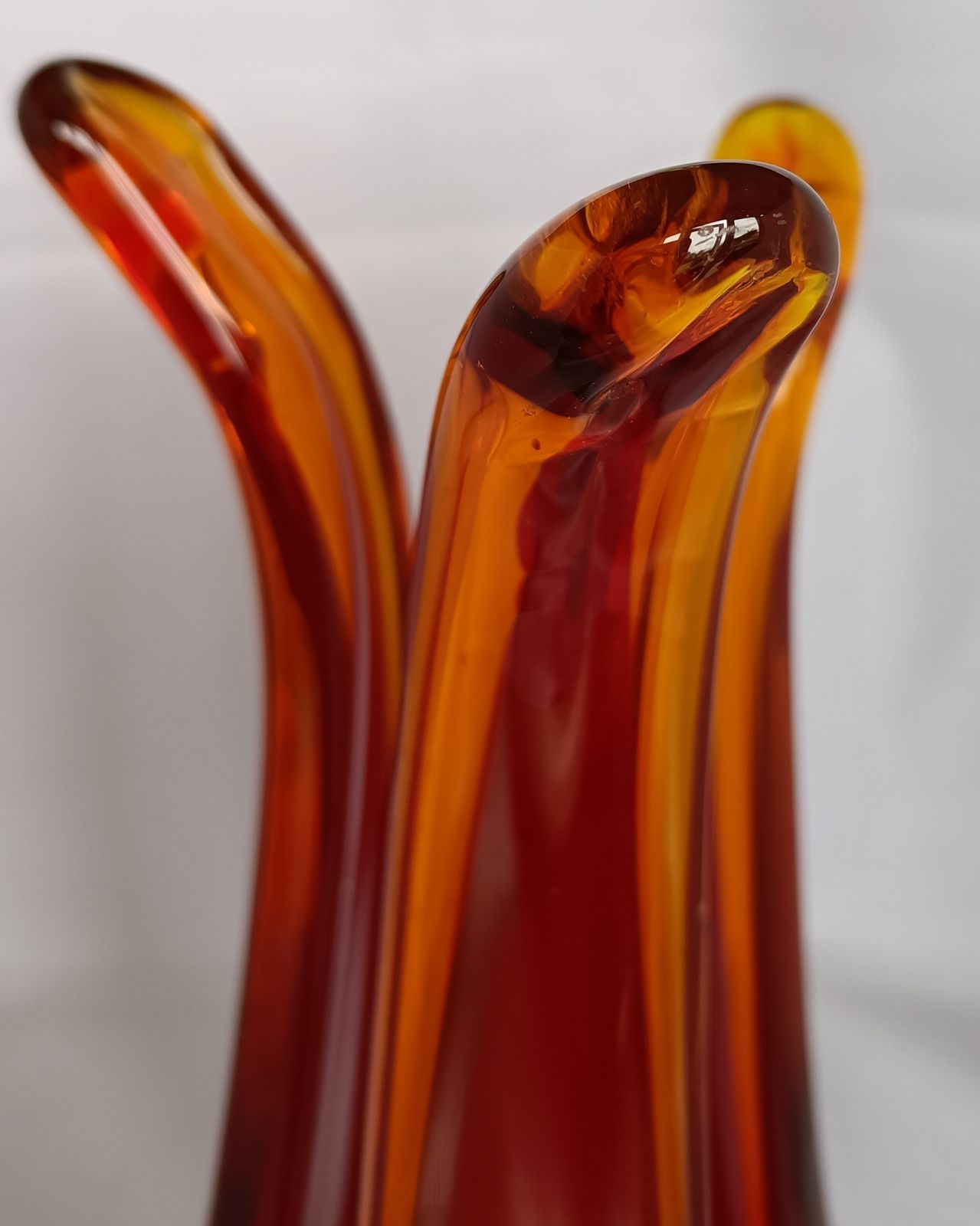 Merano Sommerso Glass Sculpture photo for sale