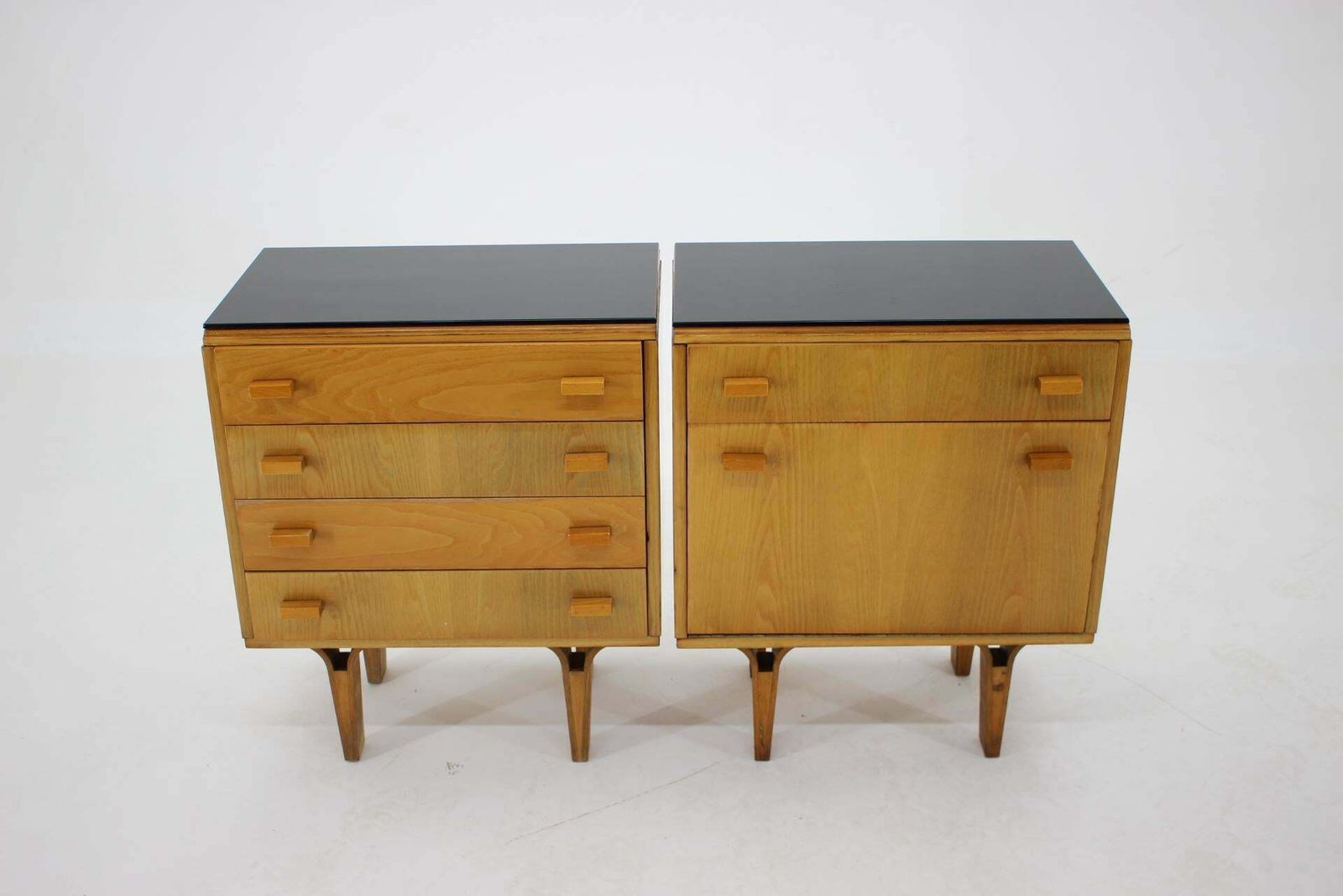 1960s Frantisek Mezulanik Pair Of Chest Of Drawers, Czechoslovakia photo furniture
