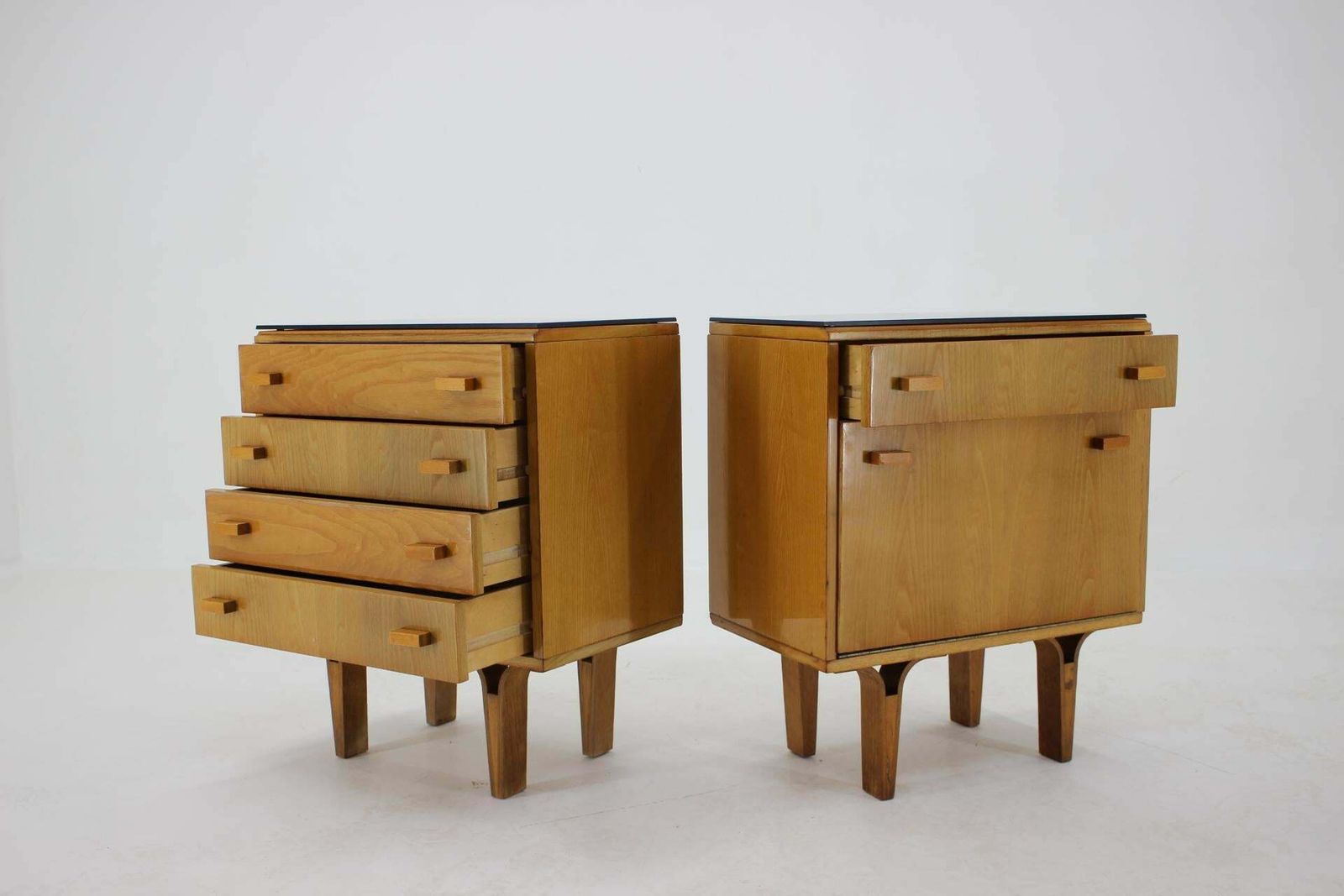 1960s Frantisek Mezulanik Pair Of Chest Of Drawers, Czechoslovakia photo 963.0