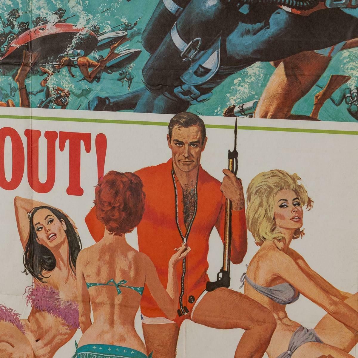 photo furniture Original U.S James Bond 007 'Thunderball' Poster C.1965