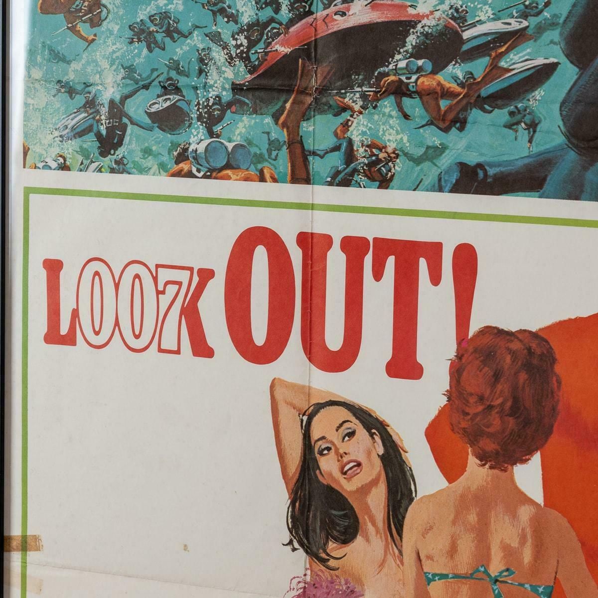 photo for sale Original U.S James Bond 007 'Thunderball' Poster C.1965