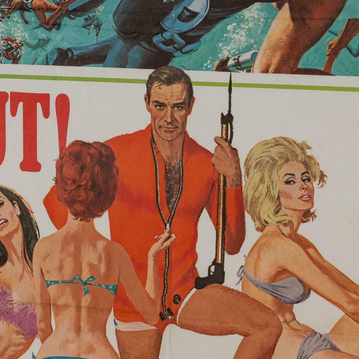 photo vinterior Original U.S James Bond 007 'Thunderball' Poster C.1965