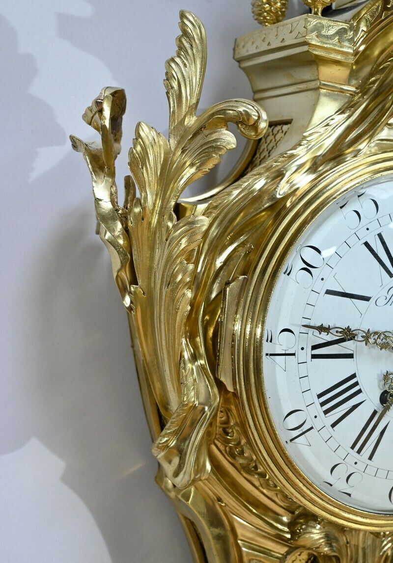 photo buy Important Wall Cartel In Gilt Bronze, Maison Prosper Roussel – Mid 19th Century