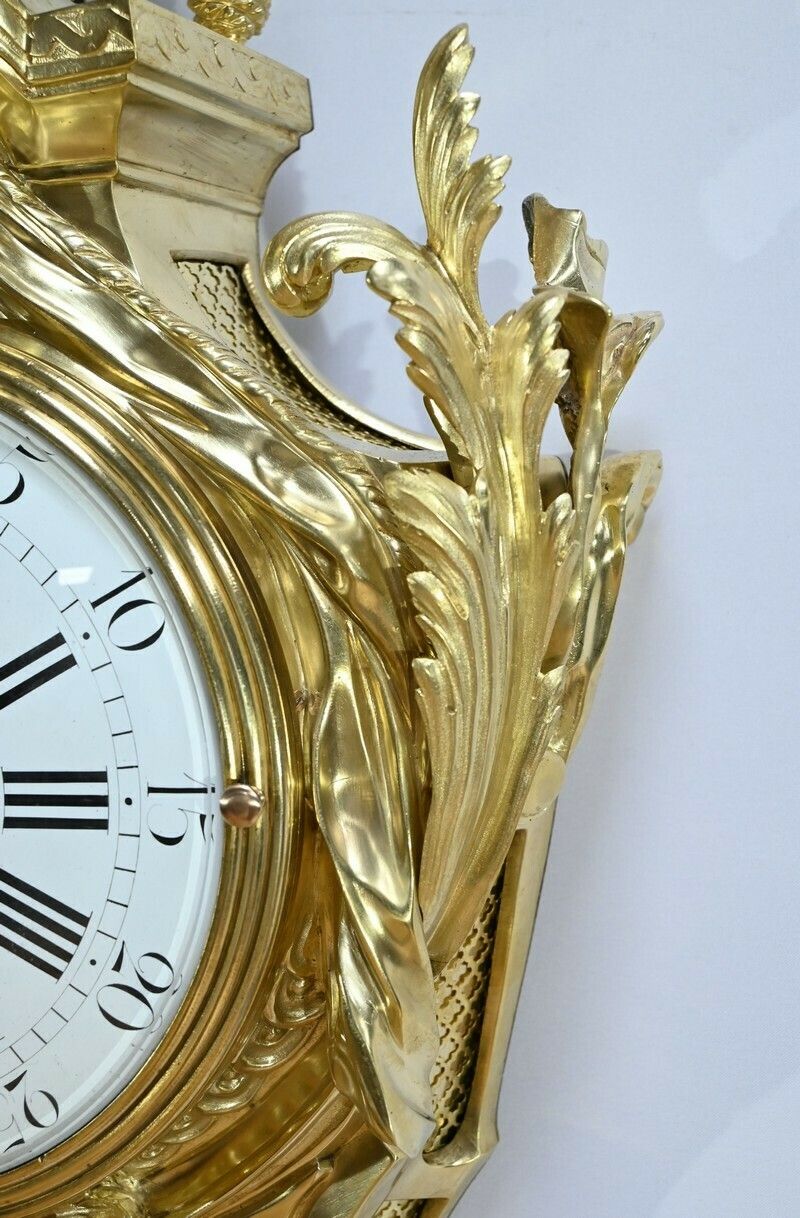 photo vintage Important Wall Cartel In Gilt Bronze, Maison Prosper Roussel – Mid 19th Century