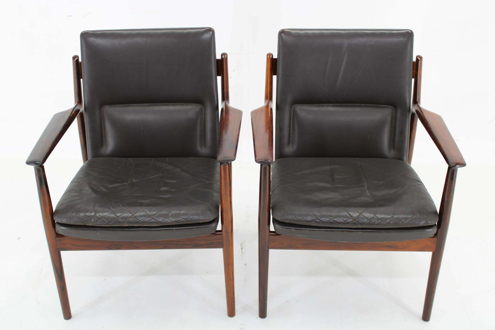 1960s Pair Of Arne Vodder 431 Armchairs By Sibast Mobler, Denmark photo furniture