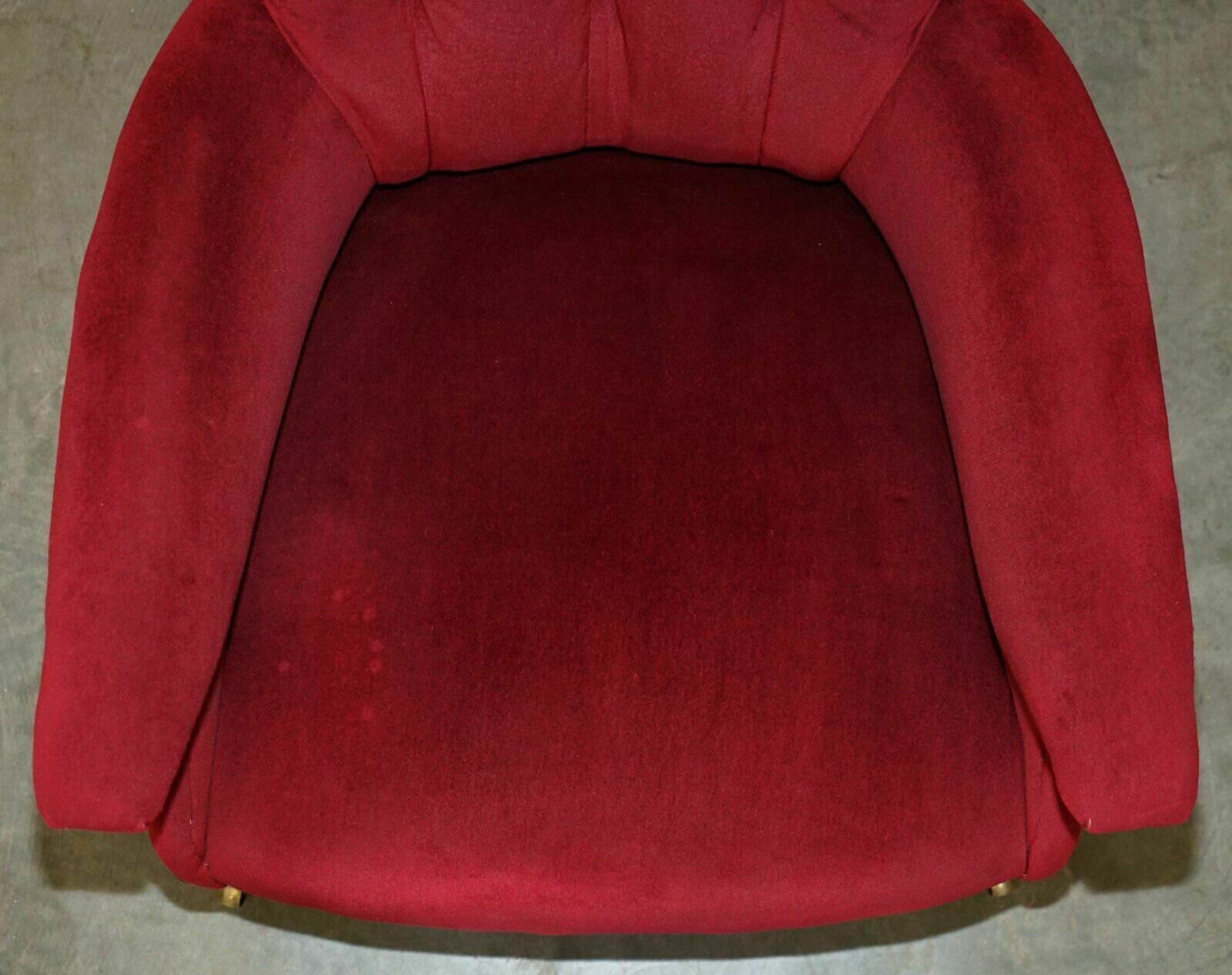 Exquisite Antique William IV 1830 Chesterfield Tufted Walnut Library Armchair photo vinterior