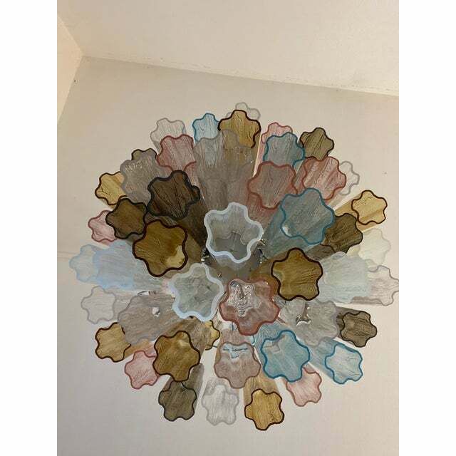 Contemporary Modern "Tronco" Murano Glass Sputnik Chandelier Venini Style photo 12800.0