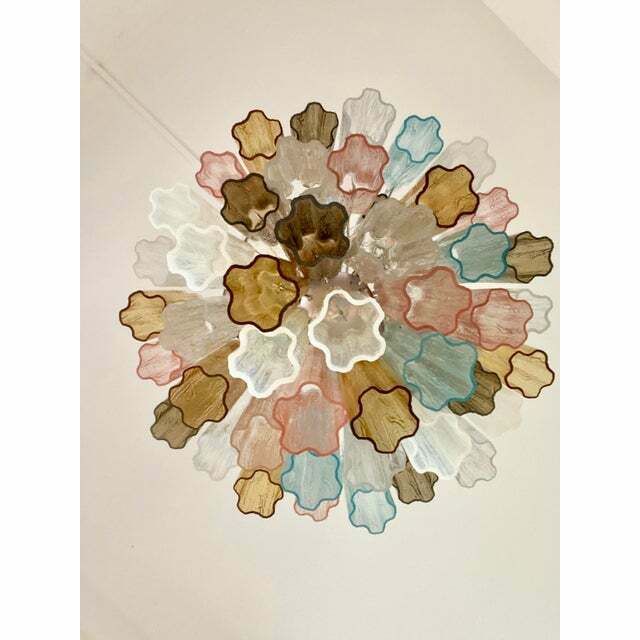 photo furniture Contemporary Modern "Tronco" Murano Glass Sputnik Chandelier Venini Style