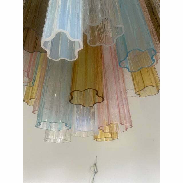 Lighting Contemporary Modern "Tronco" Murano Glass Sputnik Chandelier Venini Style photo
