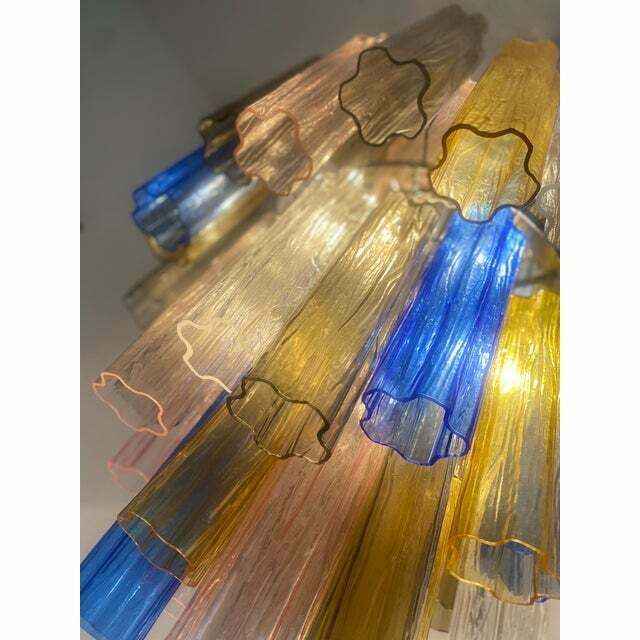 Contemporary Modern "Tronco" Murano Glass Sputnik Chandelier Venini Style photo buy