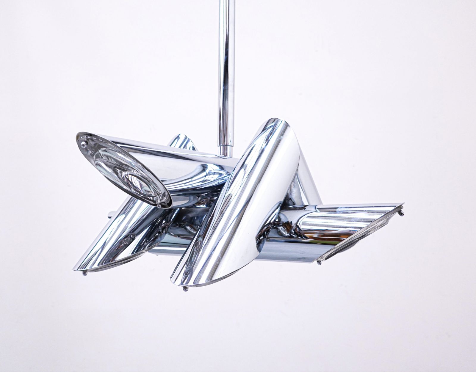 Mid Century Modern Italian Metal Suspension In The Style Of Gaetano Sciolari photo furniture