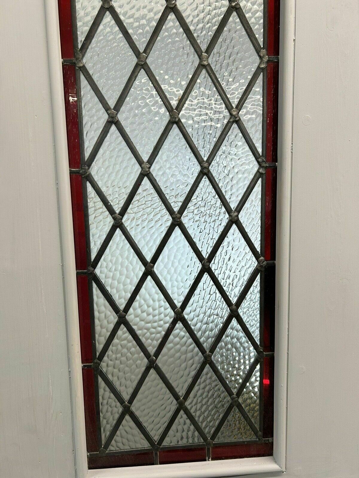 Large Victorian Stained Glass Front Door Old Period Reclaim Antique Arts Ctafts photo vinterior