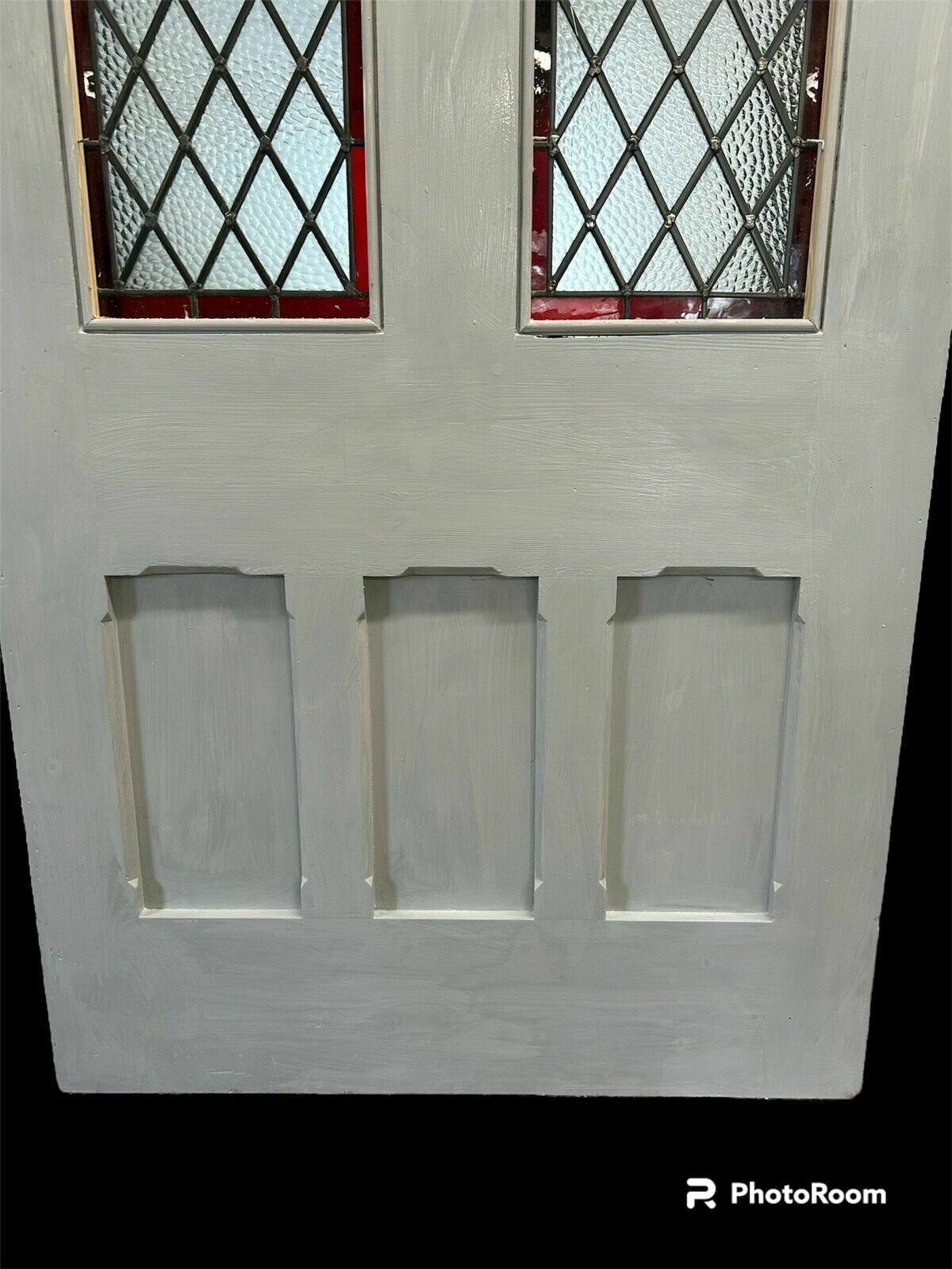 photo vinterior Large Victorian Stained Glass Front Door Old Period Reclaim Antique Arts Ctafts