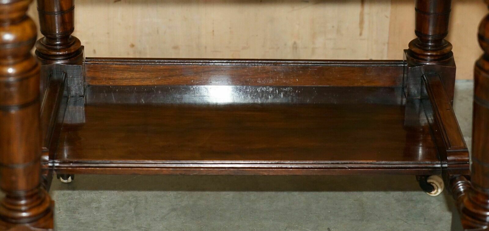 Stunning Antique Victorian Mahogany & Burr Walnut Centre Table Or Small Desk photo vintage