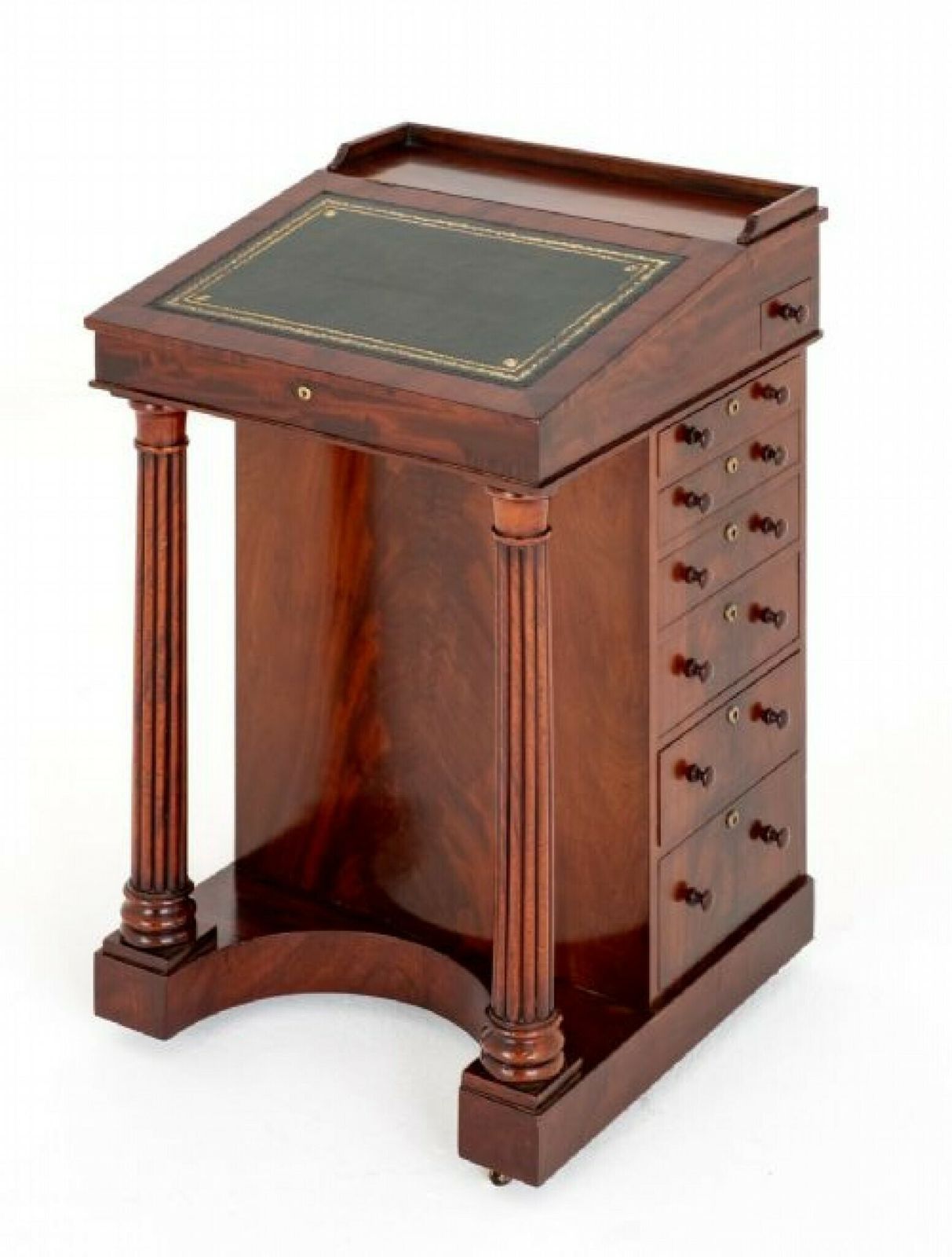 Period Regency Davenport Desk Mahogany photo furniture