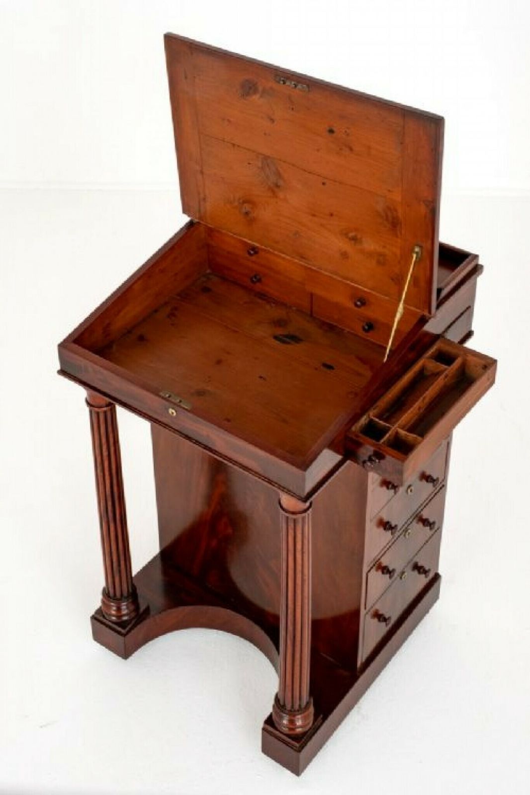 Period Regency Davenport Desk Mahogany photo vinterior