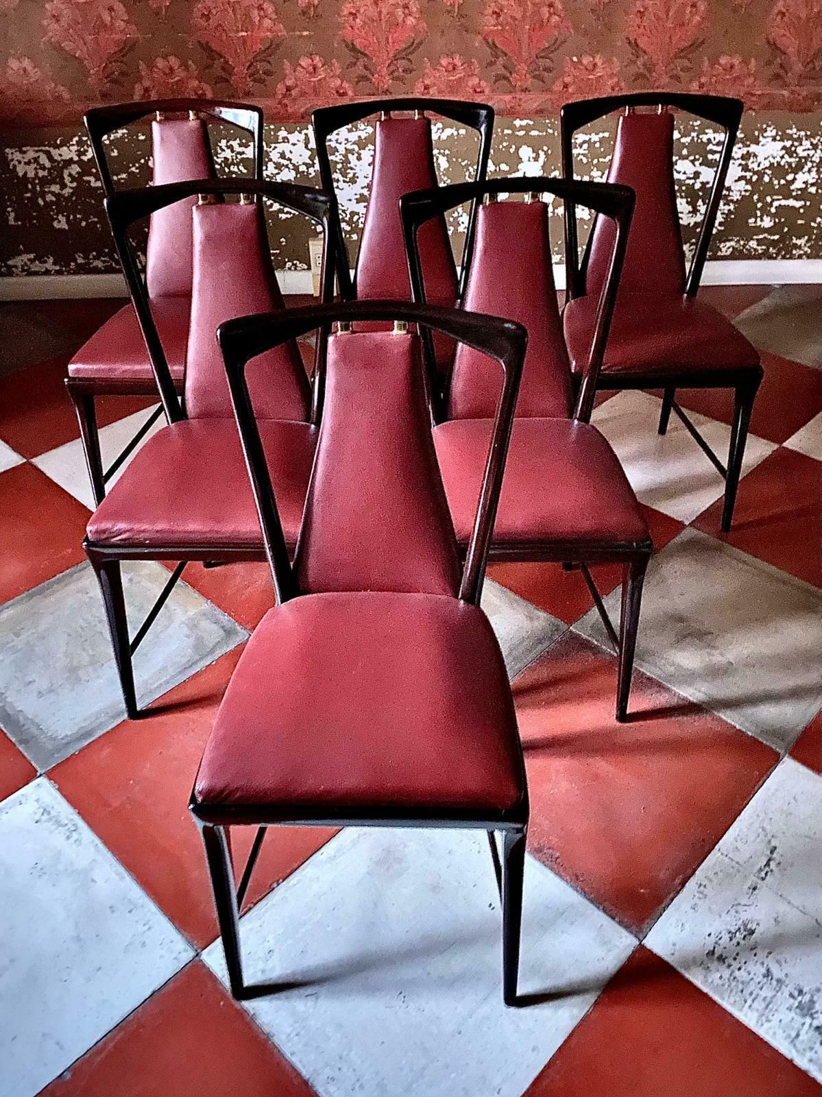 Meubels Italiaans Mid Century Modern Mahonie  En Palissanderhout Eetset, Osvaldo Borsani Voor Atelier Borsani Varedo, Italië 1950 photo