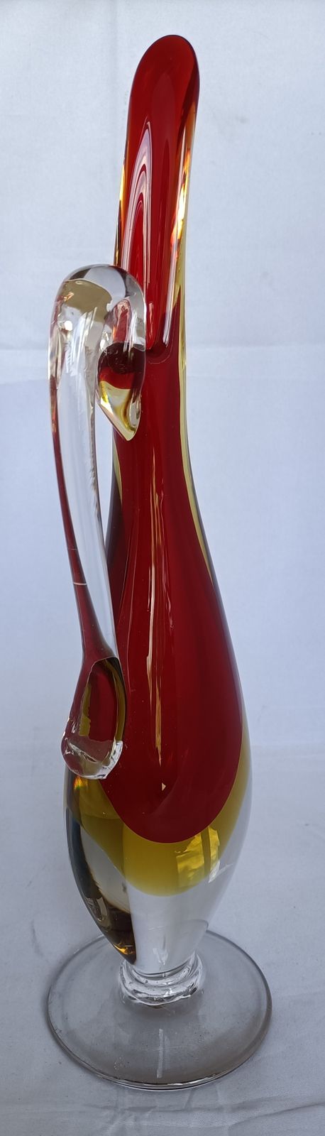 Murano Sommerso Stem Vase., 1980s photo 180.0