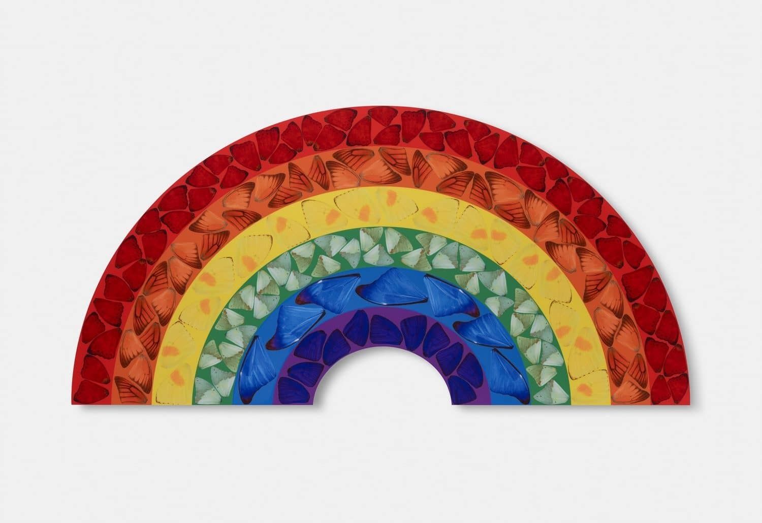 Damien Hirst Butterfly Rainbow Small H7 2