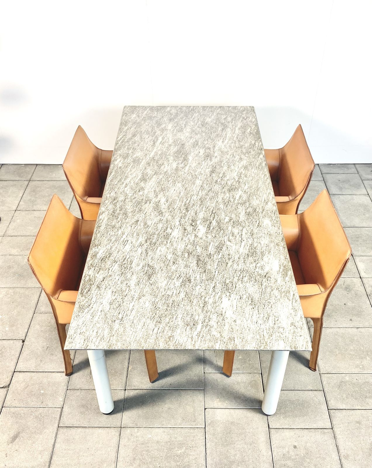 Postmodern Cena Dining Table Designed By Achille Castiglioni For Zanotta, 1980ies photo vinterior