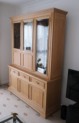 Genuine Limed Oak Swedish Cocktail Cabinet By Dansk photo 300.0