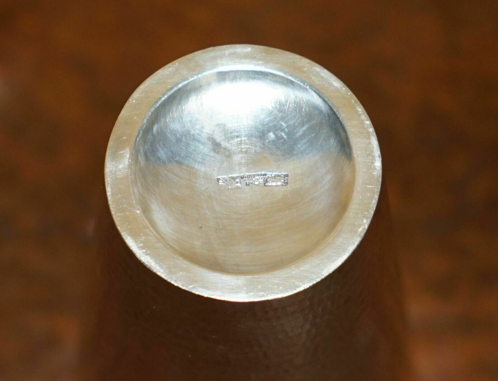 Antique Sheng Yuan Signed Sterling Silver Hand Hammered Chinese Cocktail Shaker photo buy