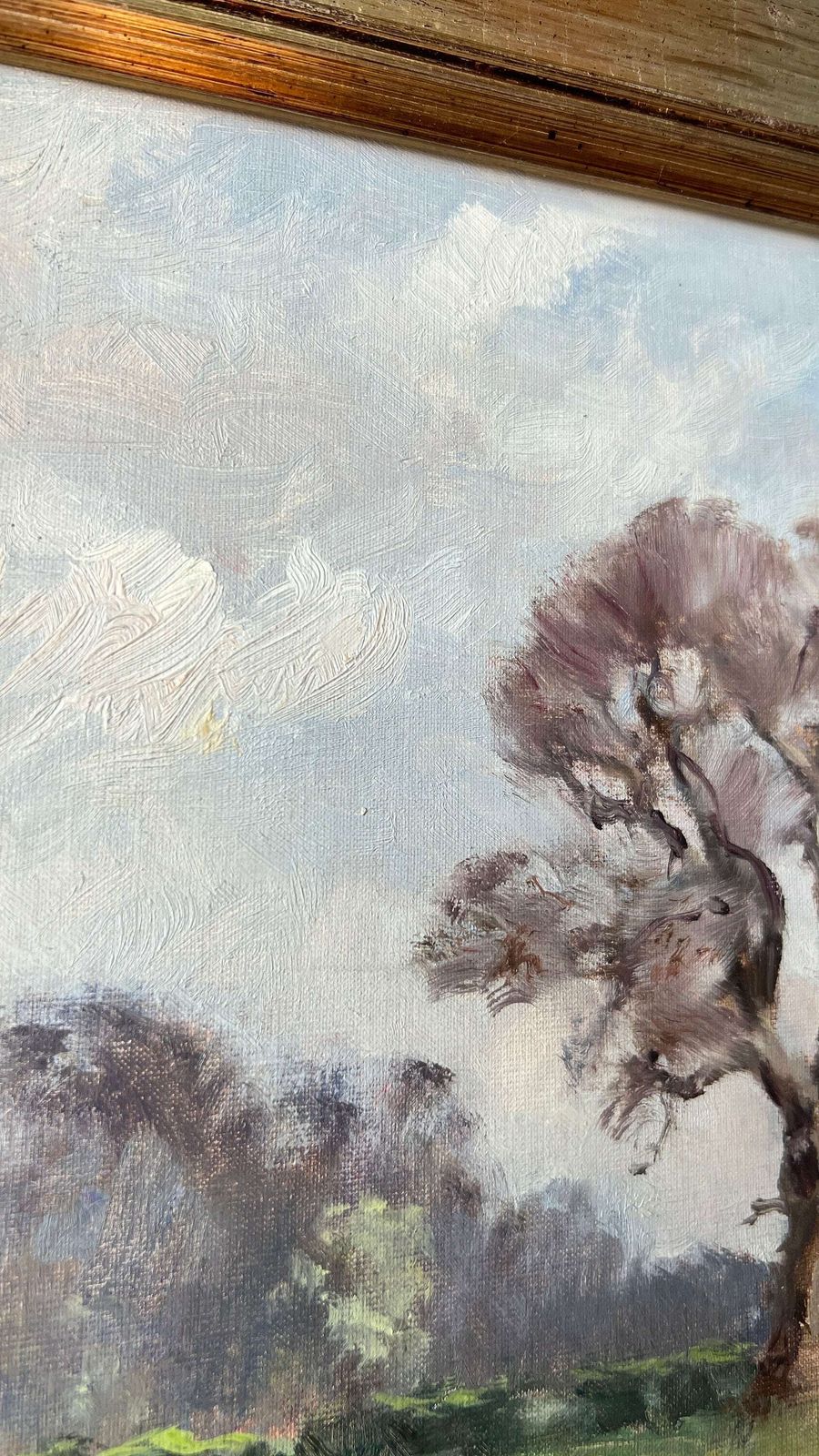 Original Signed & Framed Oil Painting “The Walnut Tree” Little Offley By Sheila Ashton photo for sale