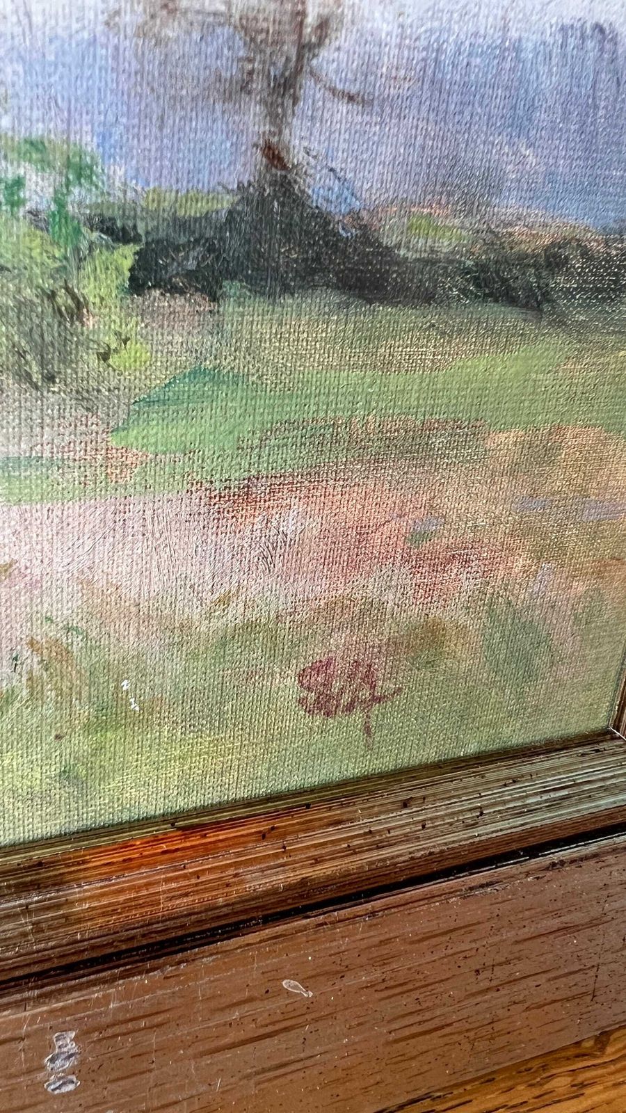 Original Signed & Framed Oil Painting “The Walnut Tree” Little Offley By Sheila Ashton photo vinterior