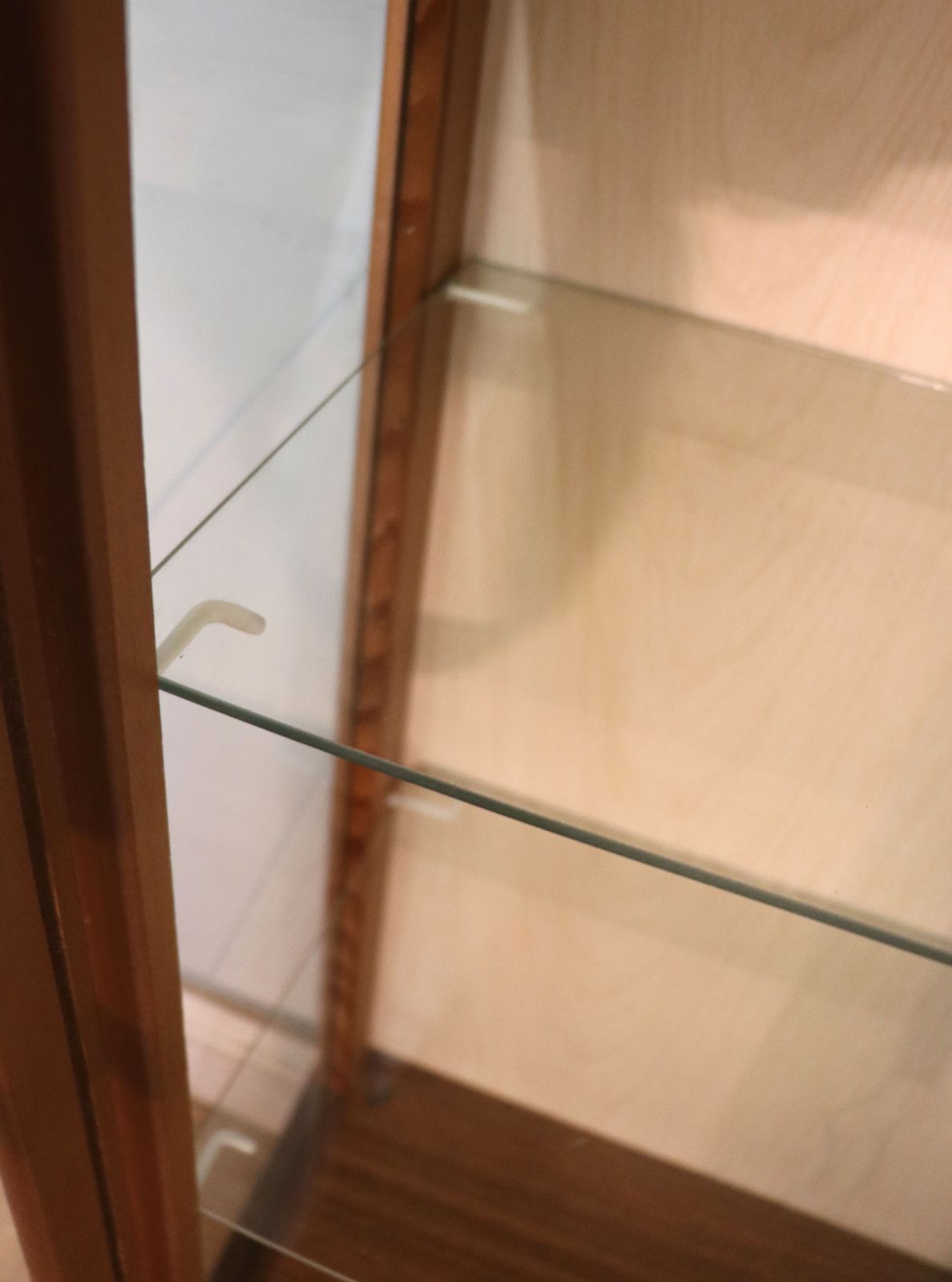 photo buy A Lovely Post Second World War Melamine Finish Display Cabinet.